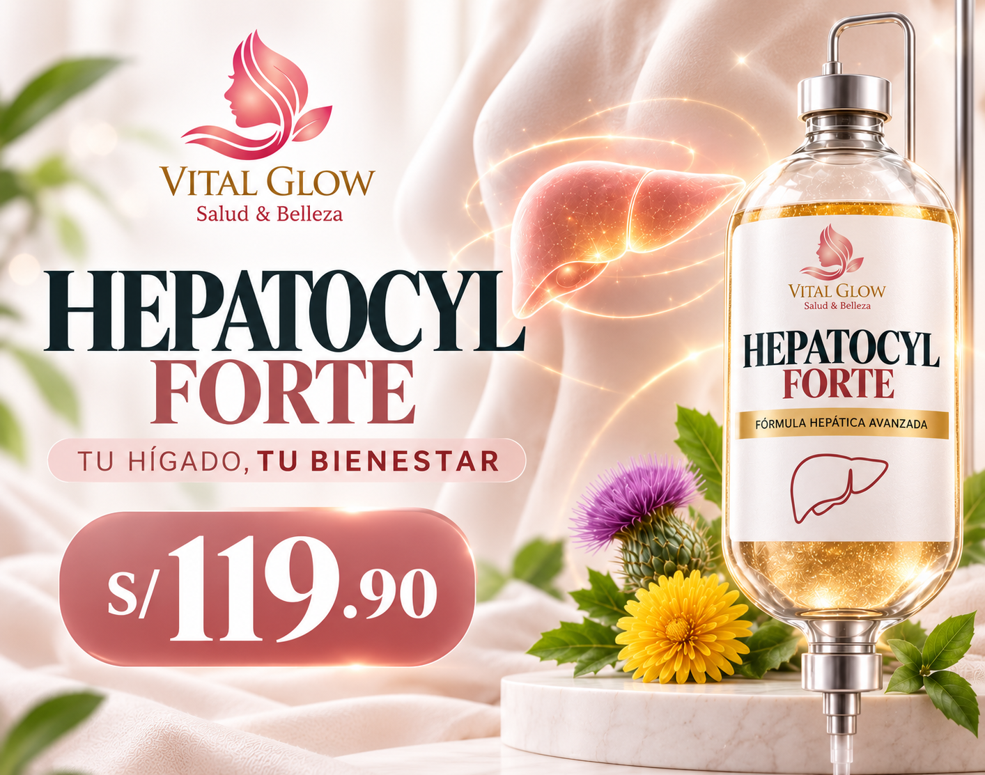 SERVICIO DE HEPATOCYL FORTE EN VITAL GLOW
