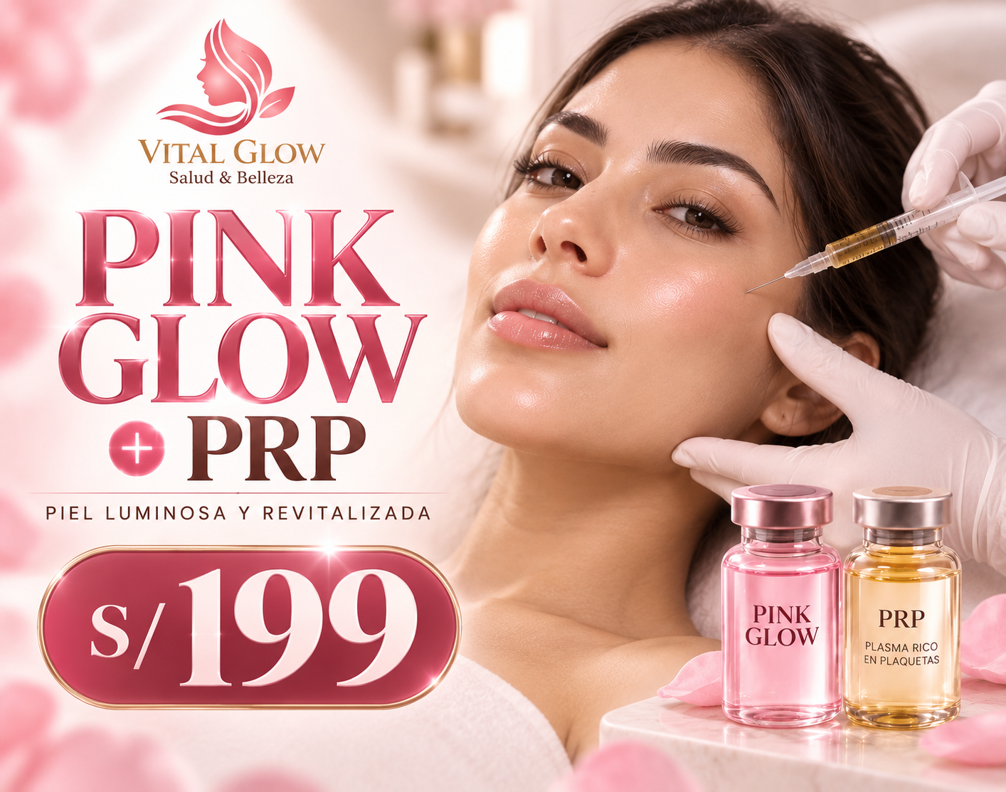 Pink Glow PRP en vital Glow